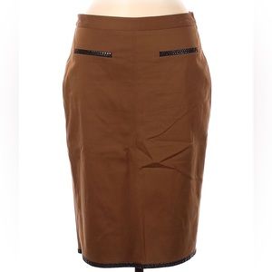 Club Monaco Women Brown Casual Skirt 8